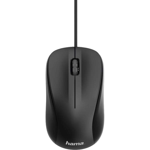 Hama MC-300 WiFi mus USB Optisk Svart 3 Knappar 1200 dpi Svart