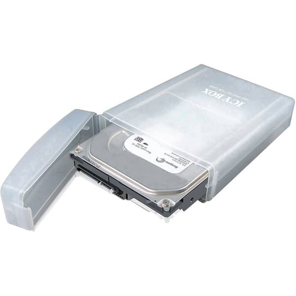 ICY BOX 3.5 hårddisk lagring Translucent