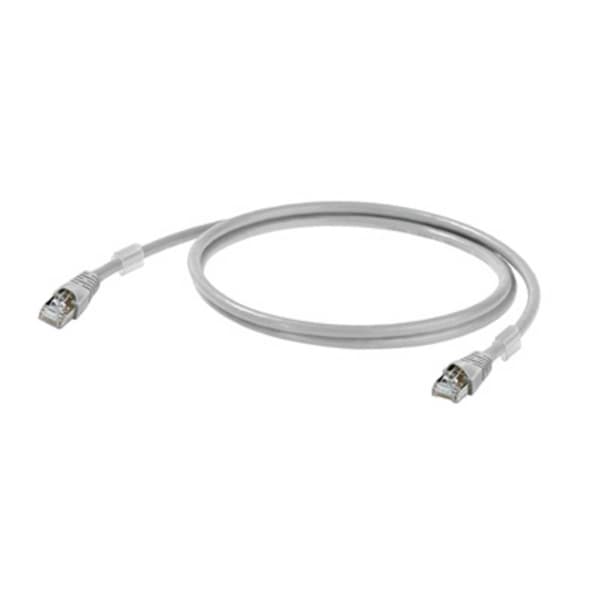 Weidmüller 1165940030 RJ45 Nätverkkabel, Patchkabel CAT 6A S/FTP 3.00 m Grå UL-certifierad 1 st