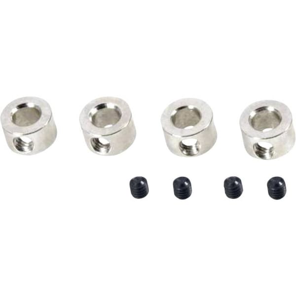 Modelcraft Ställring Passar axel: 4 mm Ytterdiameter: 8 mm Tjocklek: 5 mm 10 st