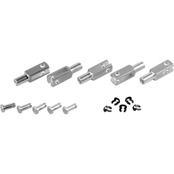 Modelcraft Aluminium Klyka med innergänga M3 5 st