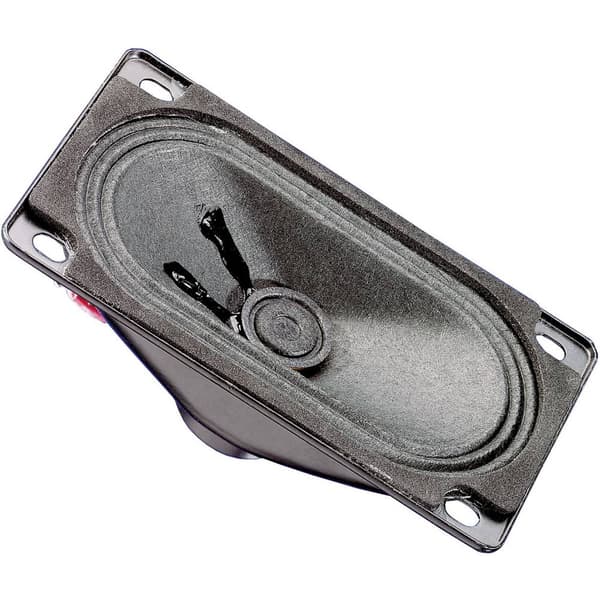 Visaton SC 5.9 ND - 4 Ohm 3.5 tum 9 cm Bredbandshögtalarelement 3 W 4 Ω Svart Magnetisk skärmning, Oval