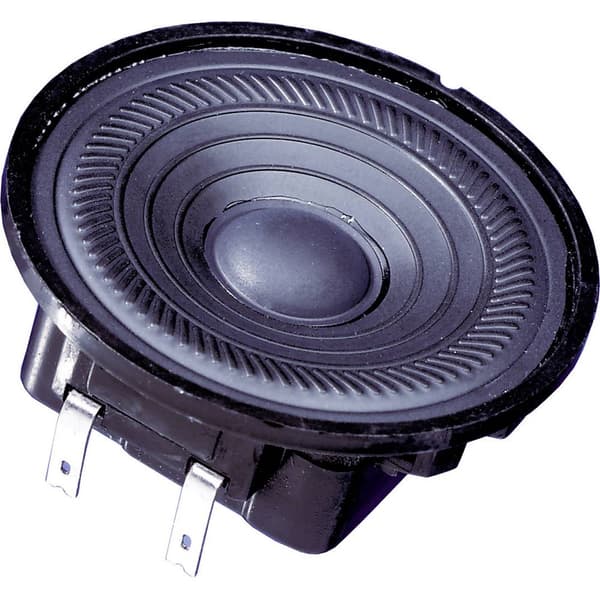 Visaton K 50 WP - 8 Ohm 2 tum 5 cm Mini-högtalarelement 2 W 8 Ω Svart Plastmembran, Fuktighetsbeständig, UV-beständig