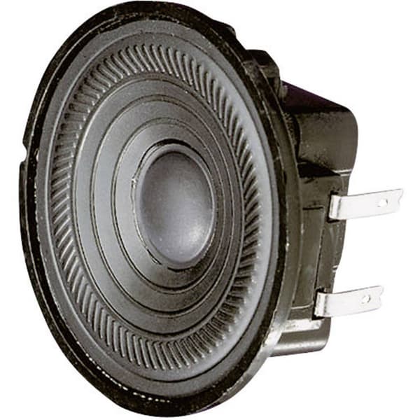 Visaton K 50 WP - 8 Ohm 2 tum 5 cm Mini-högtalarelement 2 W 8 Ω Svart Plastmembran, Fuktighetsbeständig, UV-beständig