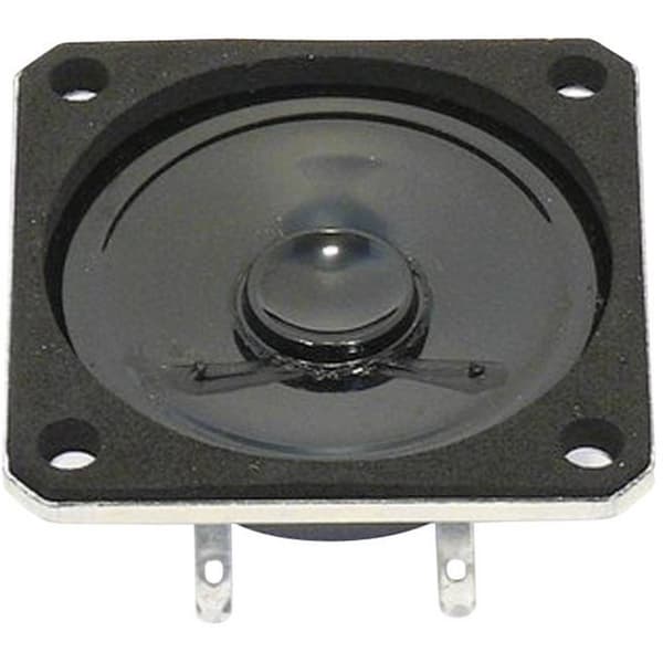 Visaton K 50 SQ - 8 Ohm 2 tum 5 cm Mini-högtalarelement 2 W 8 Ω Svart Plastmembran
