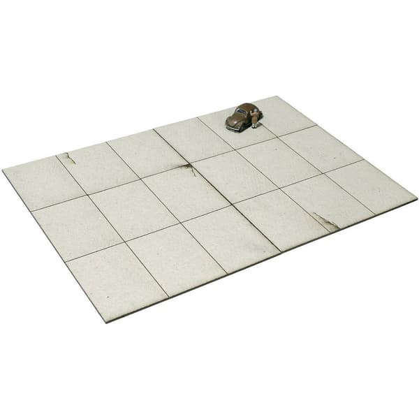 MBZ 80202 H0 Betongplattor Lasercut-modell
