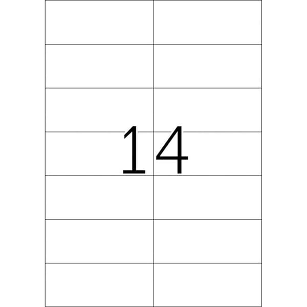 Herma 5061 Universaletiketter 105 x 42.3 mm Papper Grön 280 st Permanent Bläckstråleskrivare, Laser, Laser, färg, Kopia