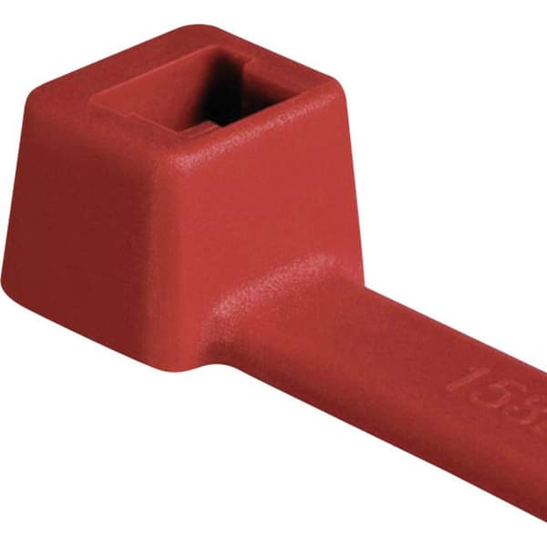 HellermannTyton 116-08012 T80R-N66-RD-C1 Buntband 210 mm 4.60 mm Röd 100 st