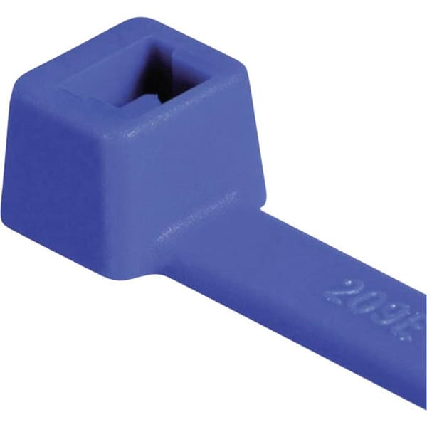 HellermannTyton 111-03008 T30R-PA66-BU Buntband 150 mm 3.50 mm Blå Väderbeständig 100 st