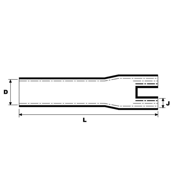 HellermannTyton 402-16039 Värmekrympbar-uppdelningskåpa Nominell diameter (före krympning): 21 mm 1 st