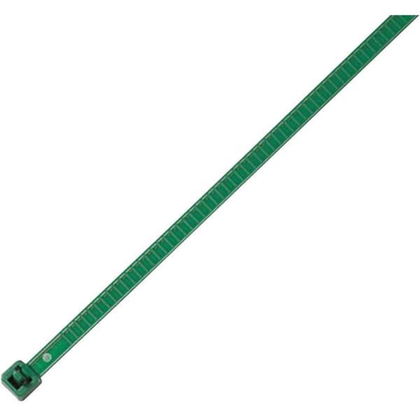 HellermannTyton 115-00005 LR55R-PA66-GN-Q1 Buntband 196 mm 4.80 mm Grön Avtagbart, Värmestabiliserad 25 st