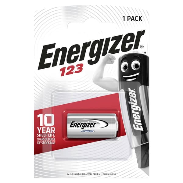 Energizer CR123 CR123A Fotobatteri Litium 1500 mAh 3 V 1 st