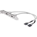 Miniatyrbild 1 av 4: Digitus USB 2.0 Anslutningskabel [2x USB 2.0 intern 5-pol hane - 2x USB 2.0 A hona] 25.00 cm