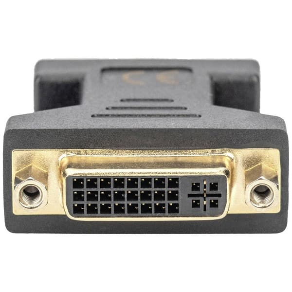 Digitus AK-320505-000-S DVI / VGA Adapter [1x DVI-hona 24+5 pol - 1x VGA hane] Svart