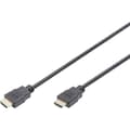 Miniatyrbild 1 av 4: Digitus HDMI Anslutningskabel HDMI-A-kontakt, HDMI-A-kontakt 2.00 m Svart AK-330114-020-S 4K UHD, guldpläterad kontakt