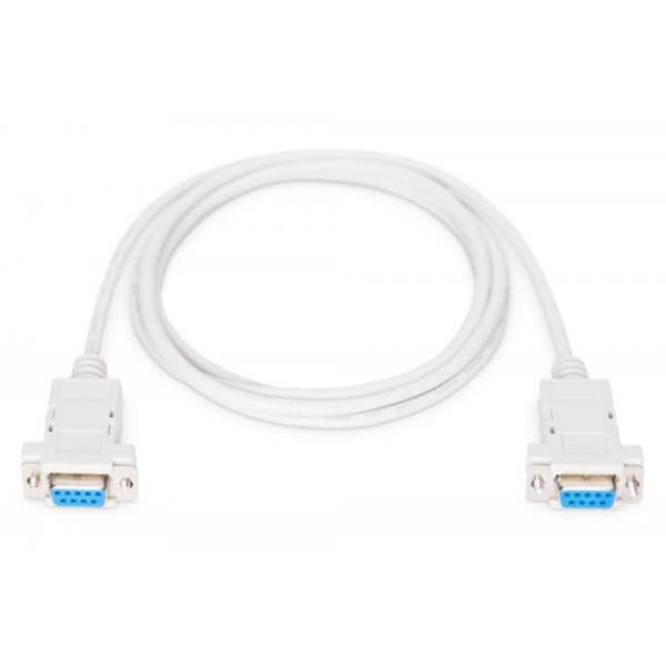 Digitus Seriell Anslutningskabel [1x D-SUB hona 9-pol - 1x D-SUB hona 9-pol] 1.80 m Beige