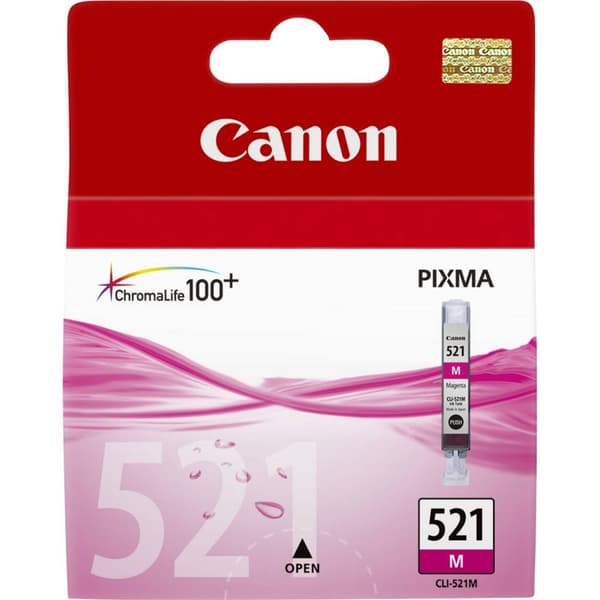 Canon Bläck CLI-521M Original Magenta 2935B001