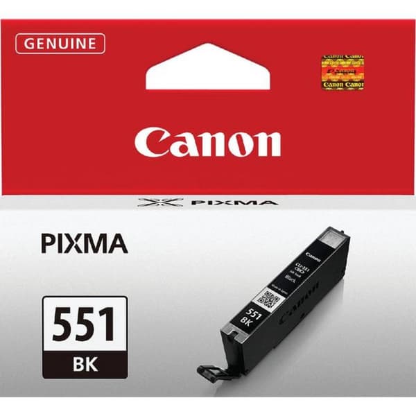 Canon Bläck CLI-551BK Original Foto Svart 6508B001