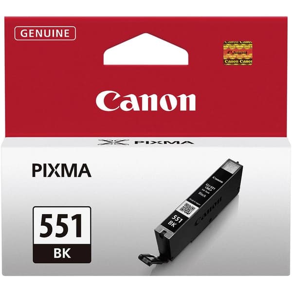 Canon Bläck CLI-551BK Original Foto Svart 6508B001