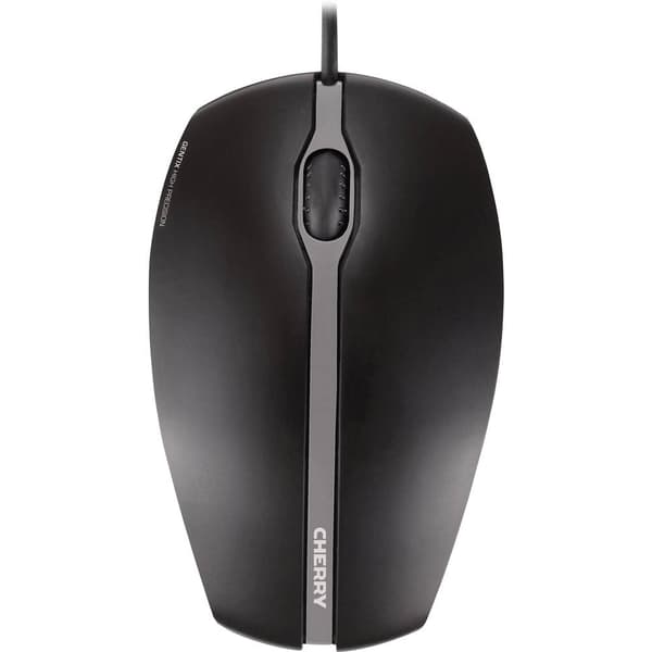 CHERRY Gentix Illuminated WiFi mus USB Optisk Svart 3 Knappar 1000 dpi Upplyst