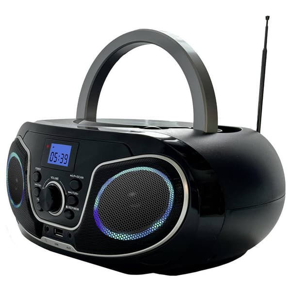 CD-radio Silva Schneider MPC 19.4 USB FM Svart, Silver