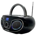 Miniatyrbild 2 av 4: CD-radio Silva Schneider MPC 19.4 USB FM Svart, Silver