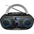 Miniatyrbild 1 av 4: CD-radio Silva Schneider MPC 19.4 USB FM Svart, Silver