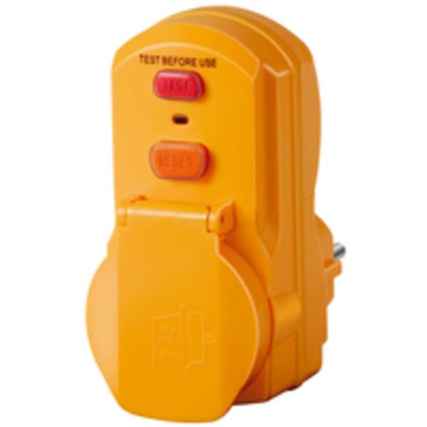 Brennenstuhl 1290660 Grenpropp med personskydd PRCD 230 V Gul IP54