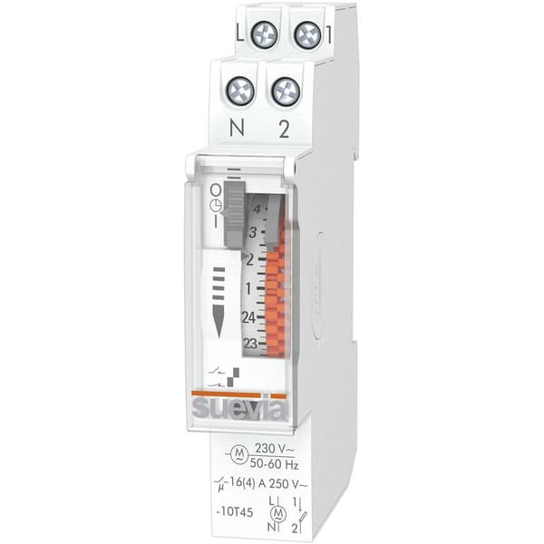 Suevia DinO One RD Digitalt kopplingsur analog 230 V/AC 16 (4) A/250 V