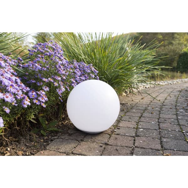 Heitronic 37234 Globo Solcells-dekorationsbelysning Solkulor LED LED fast installerad 0.4 W Vit