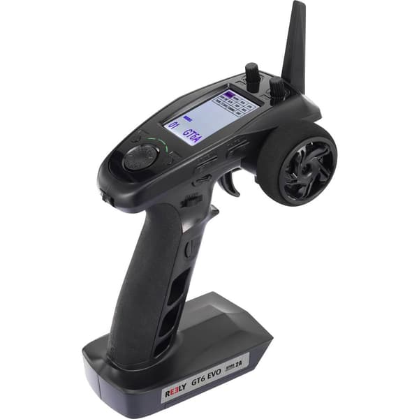 Reely GT6 EVO Sändare med pistolgrep 2,4 GHz Antal kanaler: 6 inkl. mottagare