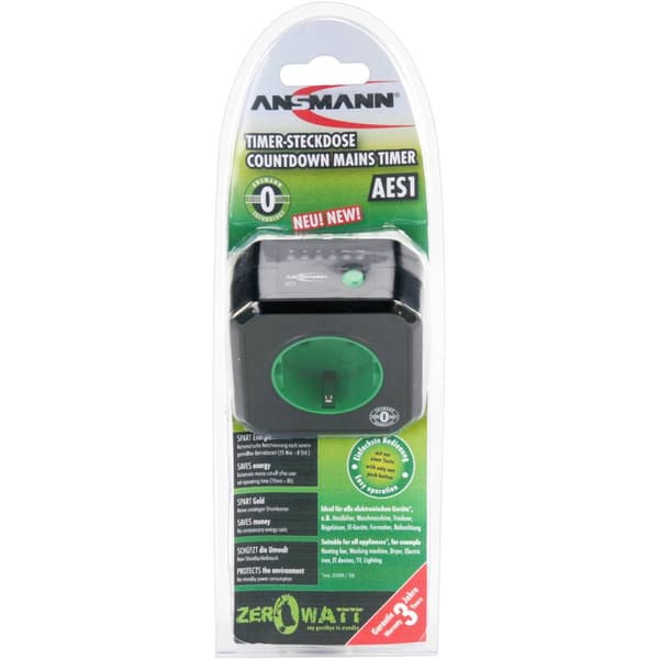 Ansmann 5024063 Kopplingsur digital Dagsprogram 2500 W IP20
