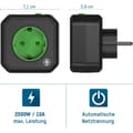 Miniatyrbild 7 av 8: Ansmann 5024063 Kopplingsur digital Dagsprogram 2500 W IP20