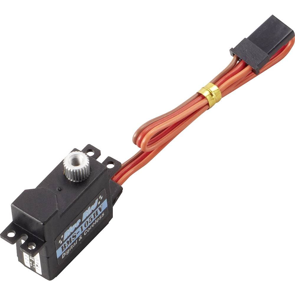 Bluebird Mikro-Servo BMS-105HV Digital-servo Transmissionsmaterial: Metall Instickssystem: JR