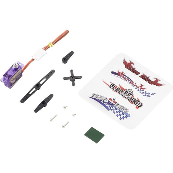 Bluebird Mikro-Servo BMS-101 DMG Digital-servo Transmissionsmaterial: Metall Instickssystem: JR