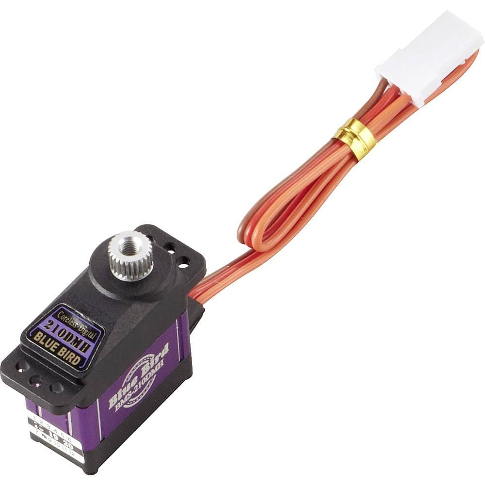 Bluebird Mikro-Servo BMS-210DMH Digital-servo Transmissionsmaterial: Metall Instickssystem: JR