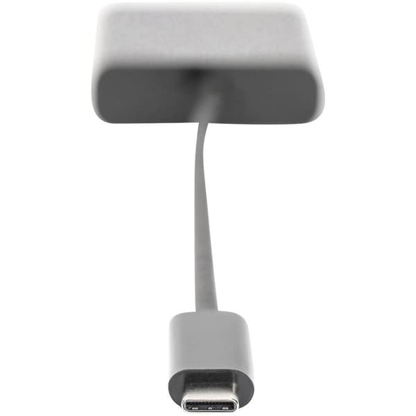 Digitus DA-70853 USB / VGA Adapter [1x USB-C® hane - 1x VGA hona] Svart 15.00 cm