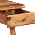 Miniatyrbillede 8 af 11: vidaXL skrivebord i massivt akacietræ 110 x 50 x 76 cm