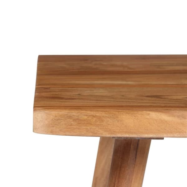 vidaXL skrivebord i massivt akacietræ 110 x 50 x 76 cm