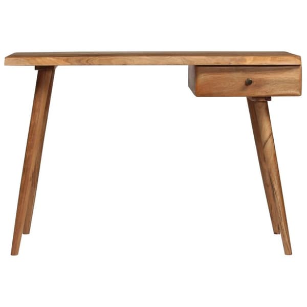 vidaXL skrivebord i massivt akacietræ 110 x 50 x 76 cm