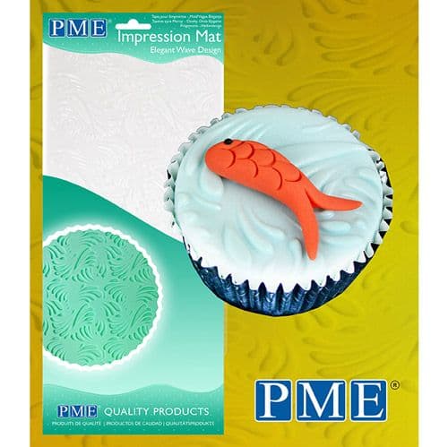 Elegant Wave Mönstermatta PME 15 x 30 cm
