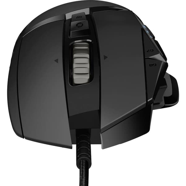 Logitech Gaming G502 HERO Gaming-mus USB Optisk Svart 11 Knappar 25600 dpi Upplyst, Viktreduktion, Integrerat profilmin