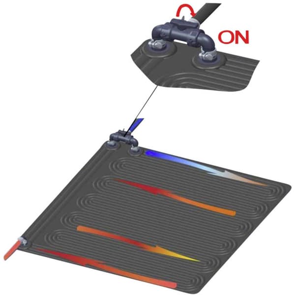 Intex 28685 Solar Mat Solfångare (L x B) 120 cm x 120 cm