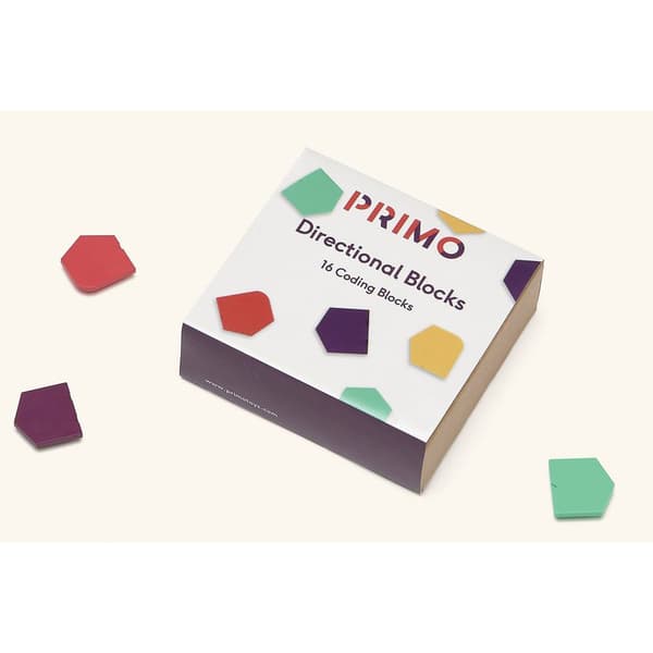 Primo Toys STEM Robotics Utökningsset Cubetto MINT kodningsblock 'Riktningar'