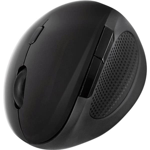 LogiLink ID0139 Ergonomisk mus Trådlös Optisk Svart 6 Knappar 1600 dpi Ergonomisk