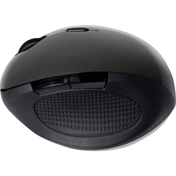 LogiLink ID0139 Ergonomisk mus Trådlös Optisk Svart 6 Knappar 1600 dpi Ergonomisk