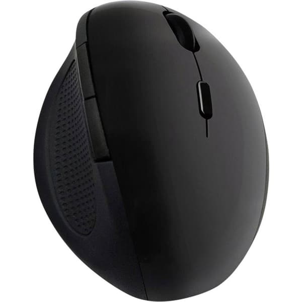 LogiLink ID0139 Ergonomisk mus Trådlös Optisk Svart 6 Knappar 1600 dpi Ergonomisk
