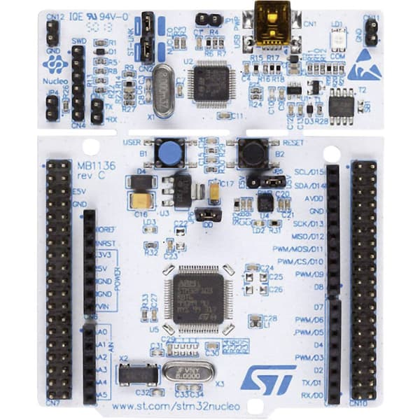 STMicroelectronics NUCLEO-F030R8 Utvecklingskort NUCLEO-F030R8 STM32 L1 Series