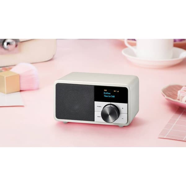 Bordsradio Sangean Genuine Mini DDR-7 DAB+, FM Silver