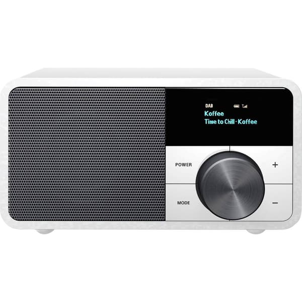 Bordsradio Sangean Genuine Mini DDR-7 DAB+, FM Silver